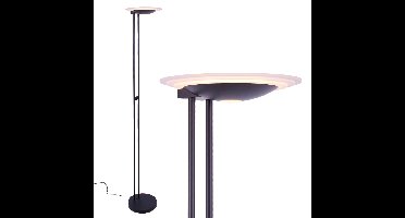 Vloerlamp | 28 cm | Biarritz uplighters | zwart | metaal | moderne verlichting | indirecte