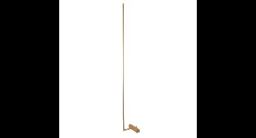 Vloerlamp Amalfi goud met dimmer | Modern | H 140 cm | 17 W LED