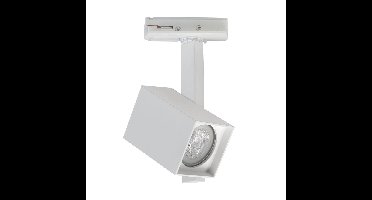 Kubus spot wit voor spanningsrail