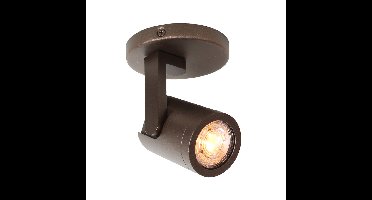 Plafondspot | 10 cm | halospots cacao/bruin | GU10 | bruin | metaal | moderne verlichting