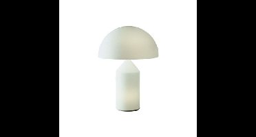 Oluce Atollo 236 Tafellamp - 35 cm - Opaalglas