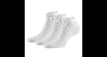 Apollo Sneakersokken Basic Bamboo Wit 3-pack-35/38