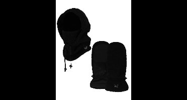 Heatkeeper Dames Winter Set - Balaclava + Wanten - Teddy - Zwart