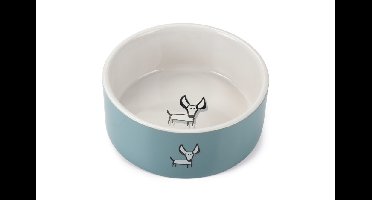 Beeztees Keramieke Eetbak Limi Blauw 18,5 cm