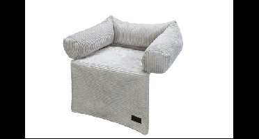 Designed by Lotte Bankkussen Ribbed Grijs 50 x 50 x 30 cm