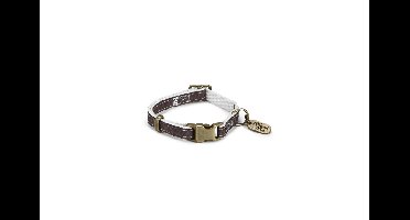 DBL halsband Virante Bruin 20-30 cm x 10 mm