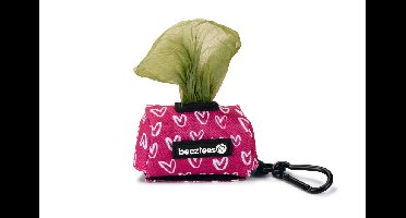 Beeztees poepzakhouder Cora Roze 7,5 x 3,5 x 4 cm