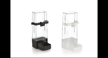 VOEDER- EN DRINKFONTEIN PARKIET ZWT