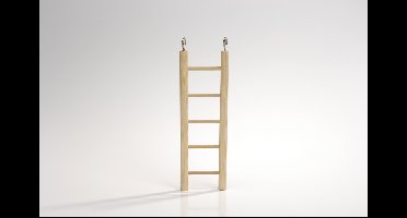 Beeztees houten ladder met 5 treden 24 cm