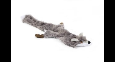 Beeztees Flatino Pluche Vos Grijs 52 cm