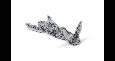 Beeztees Flatino Pluche Konijn Zwart 30 cm