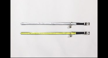 Beeztees nylon reflecterend kattenbandje wit 32 x 10