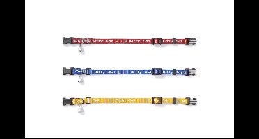 Beeztees kittenbandje Kitty Cat Blauw