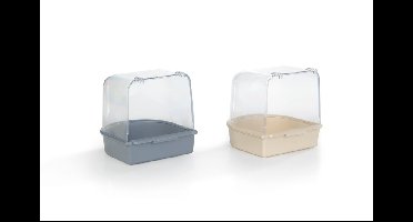 Beeztees plastic badhuisje Beige 13 x 13 x 13 cm