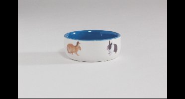 CERAM. KONIJNENVOERBAK BLW