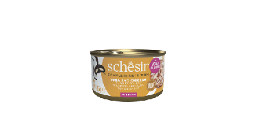Schesir Complete&Balanced Kat Blik Bouillon Tonijn&Kip 85 gram