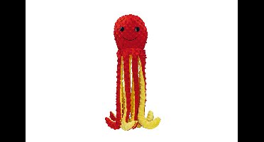 Beeztees Pluche Hondenspeeltje Octopus Amy Rood 56 x 16 x 14,5 cm