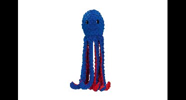 Beeztees Pluche Hondenspeeltje Octopus Amy Blauw 56 x 16 x 14,5 cm