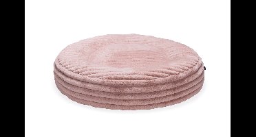 Designed by Lotte Hondenkussen Reza Rond Roze 95 x 95 x 20 cm