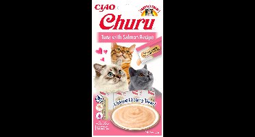 Inaba Churu Tuna with Salmon Recipe 4 x 14 gram