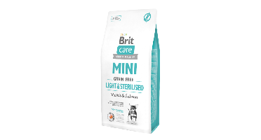 Brit Care Grainfree Mini Light&Sterilised Rabbit&Salmon 7 kg