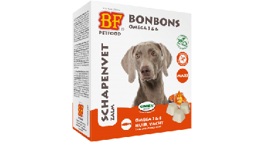 BF Petfood Schapenvet Bonbons Zalm Maxi 40 stuks