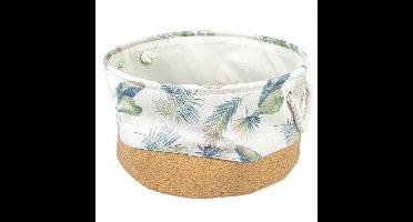 Duvo+ Siesta Palm cork&poly mand rond Meerkleurig