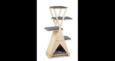 Beeztees houten krabmeubel Mirza 70 x 40 x 135 cm