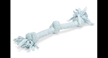 Beeztees Puppy Speeltouw Pim 3 knopen Blauw 30 x 6 x 4,5 cm