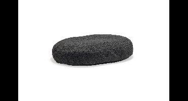 Designed by Lotte Ovaal hondenkussen Yndis Antraciet  115 x 85 x 15 cm