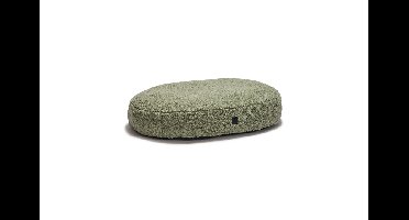 Designed by Lotte Ovaal hondenkussen Yndis Groen 100 x 70 x 15 cm