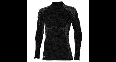 Heatkeeper Thermoshirt Lange Mouw Heren Premium Zwart Melange-XL