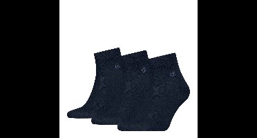 Calvin Klein Quartersokken Heren 3-pack Navy-43/46