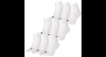 Puma Quarter Sokken Wit 9-pack-47/49