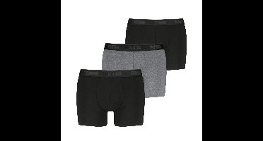 Puma Boxershorts Everyday 3-pack Black / Grey-XXL