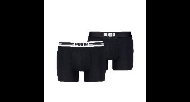 Puma Boxershorts Everyday Placed Logo 2-pack Black / Black-S