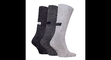 Puma Sportsokken Cushioned New Generation 3-pack Grey Melange-35/38