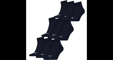 Puma Quarter Sokken Plain 9-pack Navy-43/46