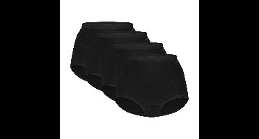 Ten Cate Basics Organic Cotton Stretch High Waist Slip 4-pack Zwart-XL