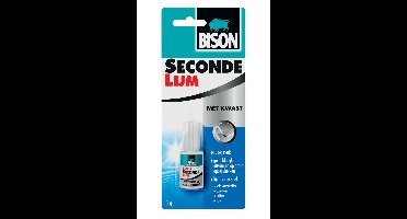 Bison secondelijm met kwast 5 gr