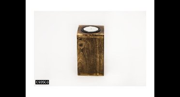 Waxinelichthouder mango blok 7x12cm