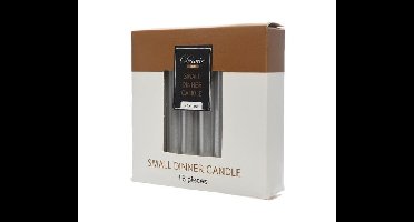 everlands kunstkerstboomkaarsjes 16 stuks zilver