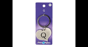 Hart sleutelhanger - Q