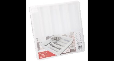 Bestekbak 9 vaks kunststof 31,5x31,5x6cm