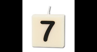 Paperdreams letter Kaarsje nr. 7, 4st.