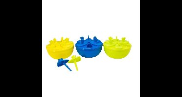 Ijslollymaker voor 6 ijsjes 45ml 15x11cm