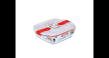 Pyrex Schaal met deksel 1L 20x17x6cm