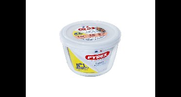 Pyrex schaal met kunststof deksel 0,6L