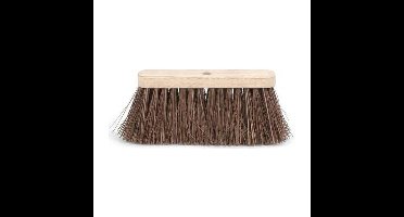 Straatbezem piassava plat