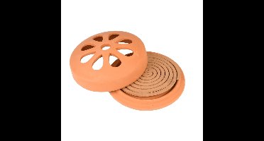 Citronella spiralen in terracotta